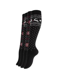 Yenita Колготки до колена в черном цвете