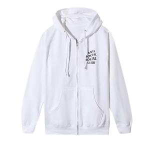 Худи Anti Social Social Club Masochism Zip Up Hoodie, White