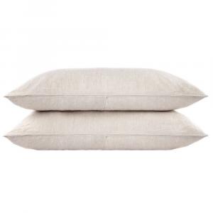 Комплект наволочек из 100% французского льна Bokser Home, цвет Putty Heather