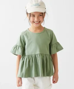 Футболка А-силуэта с коротким рукавом, топы-футболки 25SS Devirock, цвет Cream Green