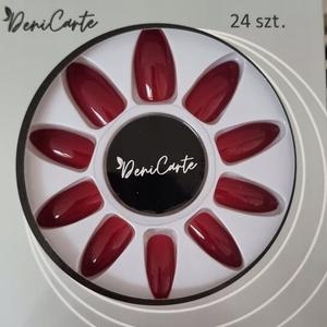 Типсы для искусственных ногтей с клеем, 24 шт. Deni Carte