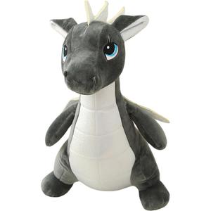 Плюшевая игрушка летающий динозавр высота 40см/60см/80см/100см BONMCHE, серый