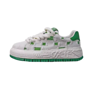 Banas Юкоу Си Лоу Топ скейтборд обувь мужские бело-зеленые, цвет White Green