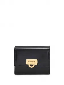 Кошелек с декором Gancini Ferragamo, черный