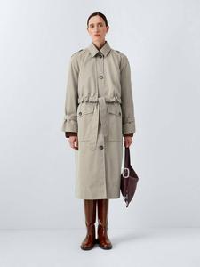 Тренч с декоративной штормовой планкой John Lewis x REJINA PYO, Light Khaki