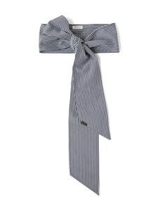 Brunello Cucinelli поплиновый платок с декором Monili, синий