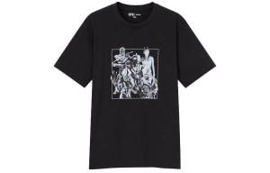 Футболка мужская черная Uniqlo, черный