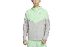 Куртка Nike Windrunner Repel Running, зеленый/серый