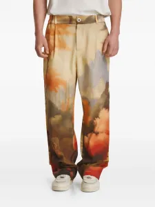 Брюки Valley Of Life Irina Voinea, оранжевый