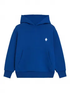 Топ с капюшоном и логотипом County Of Milan Kids, синий