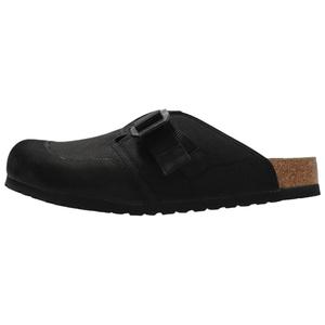 Birkenstock Бостон Нова Слайды с пряжкой черные, цвет Black