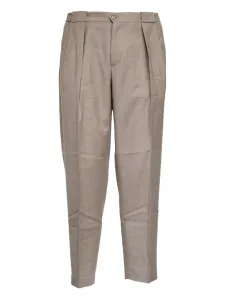 Портобелло брюки со складками спереди Briglia 1949, светло-коричневый