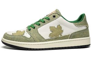 Кроссовки LEAVELAND Stylish Skateboarding Shoes Unisex Low-top, белый/черный