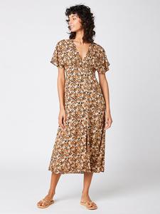 Платье до колена Rip Curl, светло-коричневый