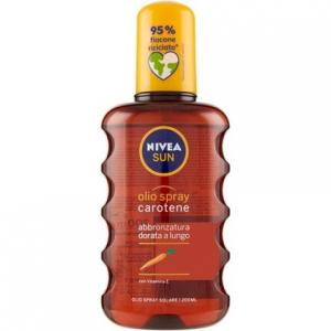 Sun Carotene Oil Spray для глубокого загара, увлажняет кожу, 200 мл, Nivea