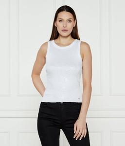 Топ Guess Jeans Alexia Regular Fit, белый
