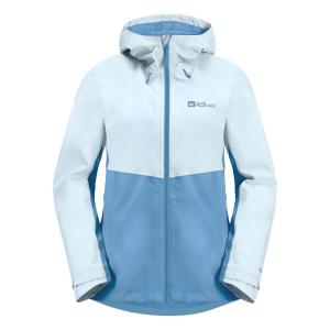 JACK WOLFSKIN Водонепроницаемая дышащая женская куртка-дождевик Weiltal 2l Jkt W