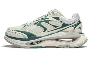 Кроссовки LiNing Exceed Infinity Lifestyle Shoes Women's Low-top Beige/Green, зеленый