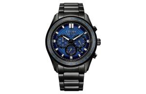 CITIZEN Часы Ecology Drive Collection Solar Quartz Movement Stainless Steel Strap Watch Men's Watch Blue Dial CA4459 85L, Blue Dial