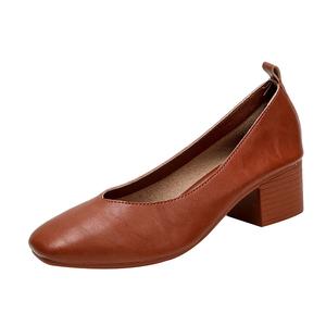 JIUXINGDAO Женские красные туфли на высоком каблуке, цвет Red