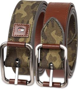 Мужской двусторонний ремень Tommy Hilfiger, Olive