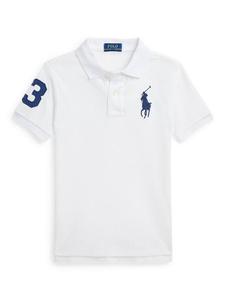 Детская поло Polo Kids с большим пони Ralph Lauren, White