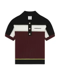 Полосатая рубашка поло Casablanca, красный