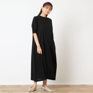 Платье-кокон из 100% хлопка, можно стирать Lobjie, цвет Black