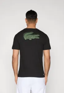 Спортивная футболка double croc Lacoste Sport, Black/Lambs Lettuce