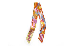 HERMES Шелковый  платок Multicolor