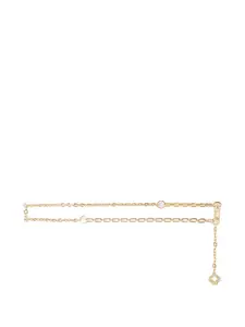 Пояс-цепочка с клевером Maje, золотистый