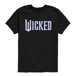 Футболка с принтом Wicked for Good и бабочкой Licensed Character, Black