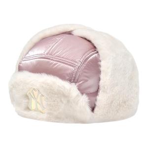 MLB Нейлоновая кепка-траппер New York Yankees для детей, розово-фиолетовая
