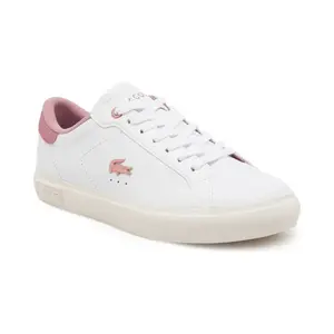 Кожаные кроссовки Lacoste, белый