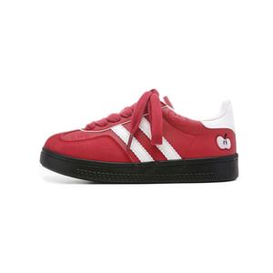 Luji Износостойкие и легкие женские лоу-топ скейтборд кроссовки красные, цвет Red