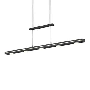 Светодиодный подвесной светильник Trio Lacal, акриловое стекло / алюминий - 7 ламп