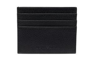 Кожаный держатель для карт и ключей мужской черный EMPORIO ARMANI