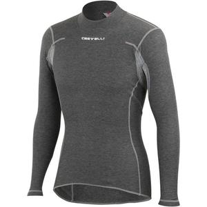 Термофутболка Castelli Flanders Warm Long-Sleeve Baselayer Castelli, Grey