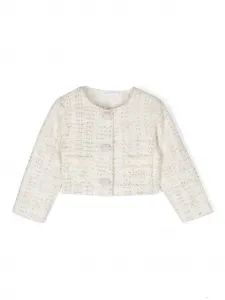 Твидовое пальто Patachou, нейтральный