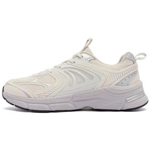 Женские противоскользящие износостойкие низкие повседневные кроссовки для бега Белый Фиолетовый QIAODAN, Антик Белый/Серый Грязевым