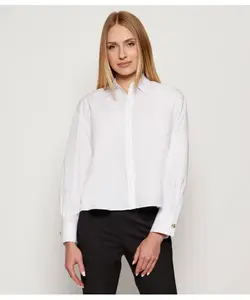 Рубашка со шлемом Regular fit Hugo, белый