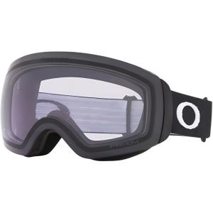 Flight Deck M противотуманные, антибликовые, ветрозащитные унисекс лыжные очки Oakley, Prizm Snow белый Transparent Lens, черный Strap