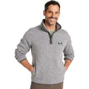 Мужской флисовый пуловер Bean's Sweater LLBean LLBean, Grey Heather