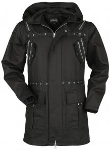 Короткое пальто Gothicana by EMP, черный