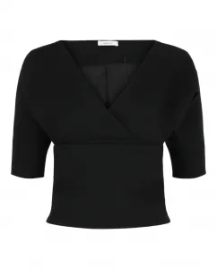 Многослойная блузка из шерстяной смеси Salvatore Ferragamo