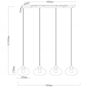 Подвесной светильник SHAUN E27 1 шт. Подвесная лампа/люстра/столовая/гостиная/стол для обеда Globo Lighting, черный