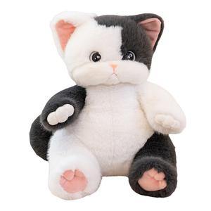 Мягкая и милая плюшевая кукла котенка высотой 30 см MLING, черный