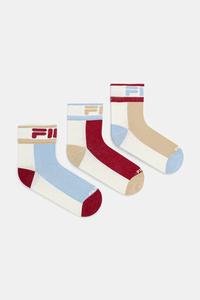 Носки 3 пары Fila, бежевый