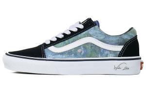Кроссовки Vans Old Skool Skateboarding Shoes Unisex Low-top Green, черный