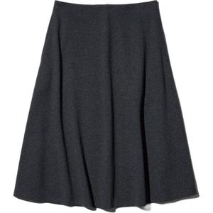 Повседневная длинная юбка женская UNIQLO, темно-серый